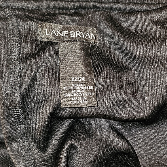 Lane Bryant Black and White Polka Dot A-Line Skirt - Picture 2 of 3